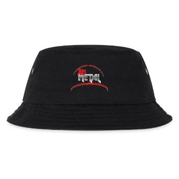 Nu Metal Red Cap Edition - Kinder Bucket Hat - Schwarz - Vorne
