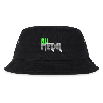 Nu Metal Green Fan Edition - Kinder Bucket Hat - Schwarz - Vorne