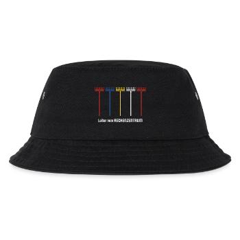 Leiter vom Rechenzentrum Gärtner Gärtnerin Garten - Kinder Bucket Hat - Schwarz - Vorne