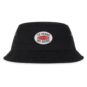 Mayo, 75 Jahre nicht mehr - Kinder Bucket Hat - Schwarz - Vorne