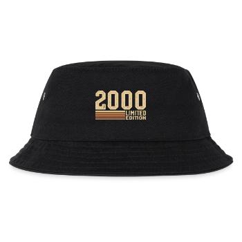 Born in 2000 Birthday - 2000 Vintage 2000 Gift - Kids’ Bucket Hat - black - Front