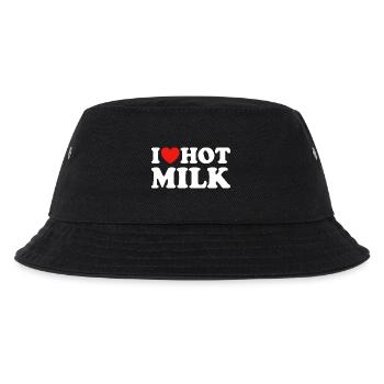 I love hot Milk - Kids’ Bucket Hat - black - Front