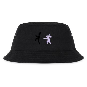 Running Groom - Kinder Bucket Hat - Schwarz - Vorne