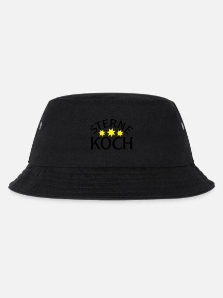 Sternekoch - Kinder Bucket Hat - Schwarz