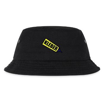 kleber_3c - Kinder Bucket Hat - Schwarz - Vorne