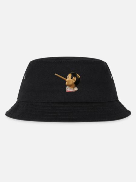 Pinocchio - Kinder Bucket Hat - Schwarz