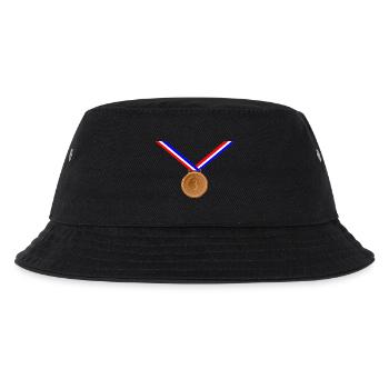 Bronze Medal 3rd - Kids’ Bucket Hat - black - Front