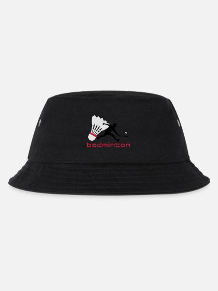 badminton_022011_t_3c - Kinder Bucket Hat - Schwarz