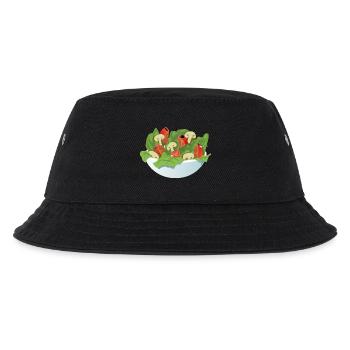 Salat - Kinder Bucket Hat - Schwarz - Vorne