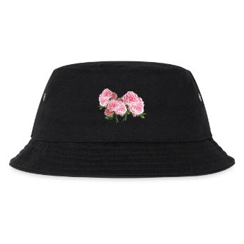 rosen roses blumen flowers garten garden3 - Kinder Bucket Hat - Schwarz - Vorne