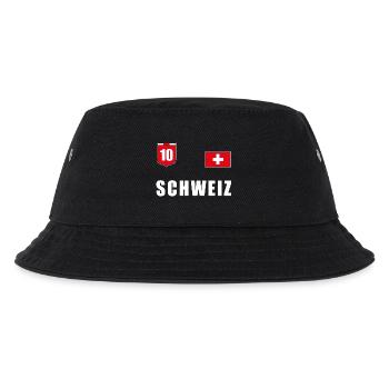 Suisse Soccer T-Shirt Jersey Fanshirt Ventilateurs - Bob Enfant - noir - Devant
