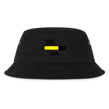 Schule Loading... - Kinder Bucket Hat - Schwarz - Vorne