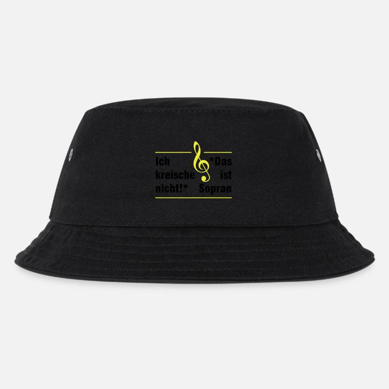 Soprano - Kids’ Bucket Hat - black