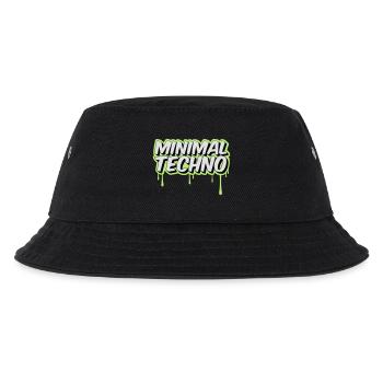 MINIMAL TECHNO - Kids’ Bucket Hat - black - Front
