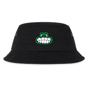 grenouille croquet grande bouche visage yeux tête zaeh - Bob Enfant - noir - Devant