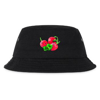 radieschen gemüse speise - Kinder Bucket Hat - Schwarz - Vorne