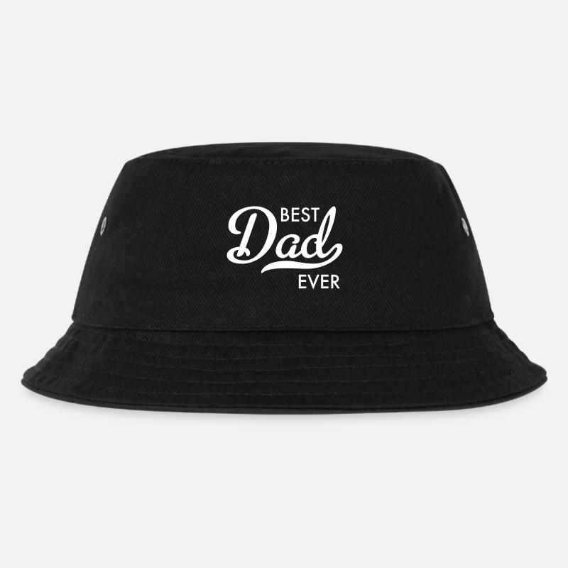 Papa - Kinder Bucket Hat - Schwarz