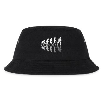Evolution der Feuerwehr Schatten Spiegel - Kinder Bucket Hat - Schwarz - Vorne
