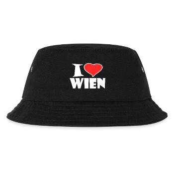 I love wien - Kinder Bucket Hat - Schwarz - Vorne