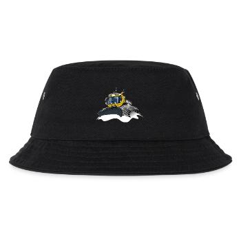 yellow snow shovel snow - Kids’ Bucket Hat - black - Front