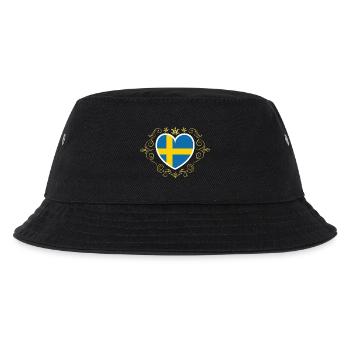Suède drapeau suédois drapeau blason drapeau - Bob Enfant - noir - Devant