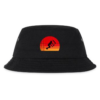 Vintage Stunt Scooter - Kids’ Bucket Hat - black - Front