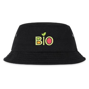 Bio Team Company Club Friends Fruits Food Vegan - Kids’ Bucket Hat - black - Front