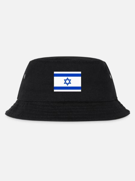 Flagge Israel / Israel Flagge - Kinder Bucket Hat - Schwarz