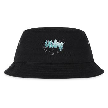 Tauchen Taucher - Kinder Bucket Hat - Schwarz - Vorne