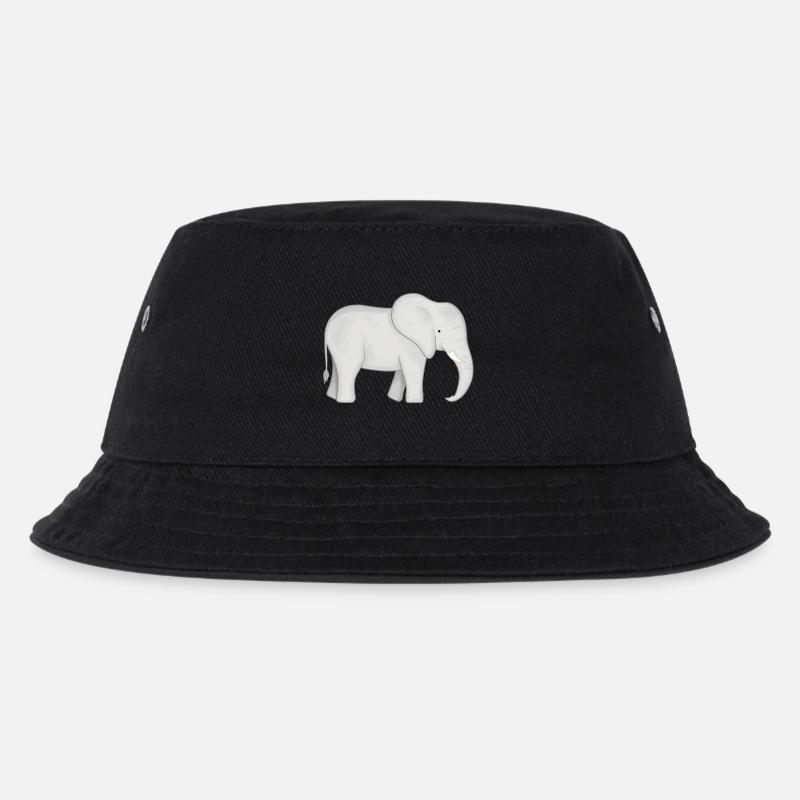 Elefant Baby - Kinder Bucket Hat - Schwarz