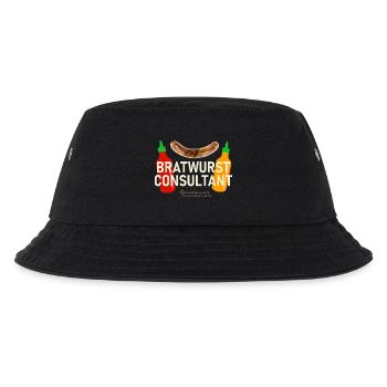 Grillspruch Bratwurst Consultant - Kinder Bucket Hat - Schwarz - Vorne