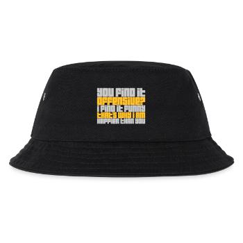 You find it offensive - Kinder Bucket Hat - Schwarz - Vorne