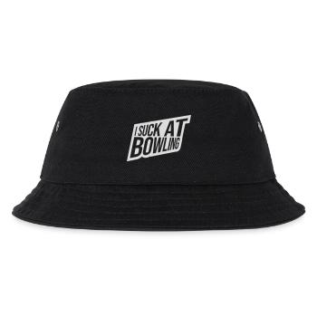 I suck at bowling - Kinder Bucket Hat - Schwarz - Vorne