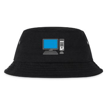Keyboard Mouse Screen Computer - Kids’ Bucket Hat - black - Front