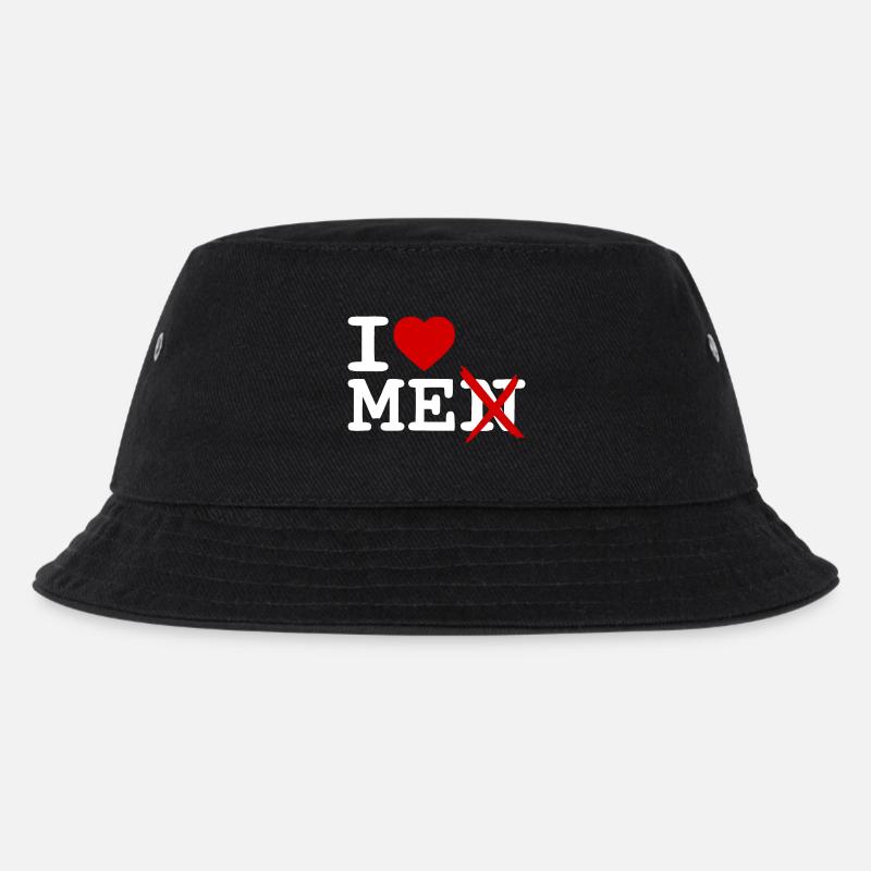 I love me - Kinder Bucket Hat - Schwarz