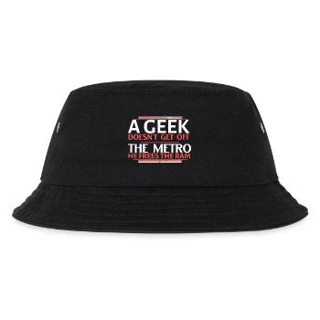Geek Ram libérant le métro - Bob Enfant - noir - Devant