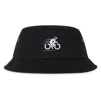 Ich bin selten radlos! Typo Fahrrad, modern - Kinder Bucket Hat - Schwarz - Vorne