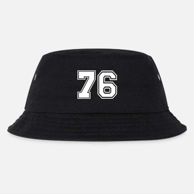 76 - Kinder Bucket Hat - Schwarz