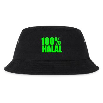 Halal - Kinder Bucket Hat - Schwarz - Vorne