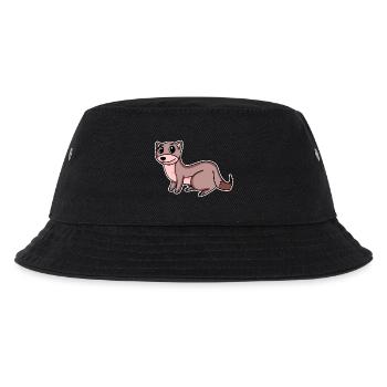 Motif de belette - Bob Enfant - noir - Devant