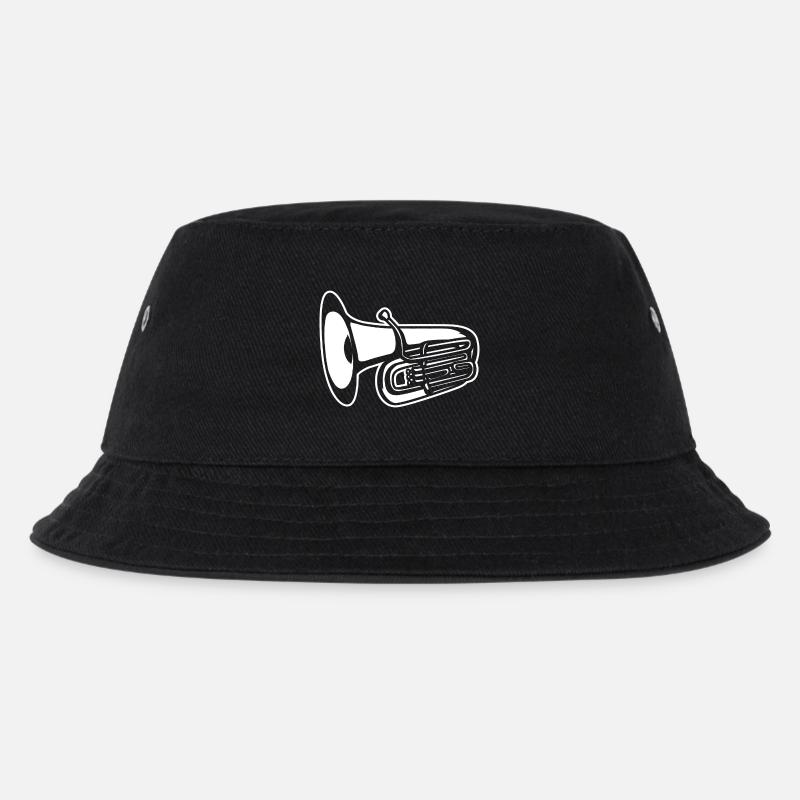 Tuba - Kinder Bucket Hat - Schwarz