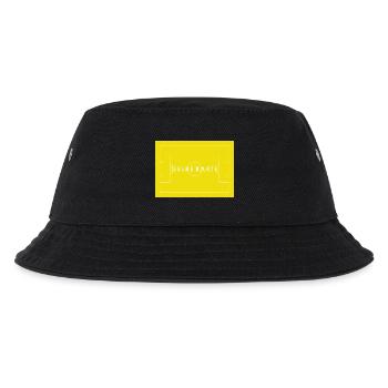 GELBE KARTE Fußballspiel Statement - Kinder Bucket Hat - Schwarz - Vorne