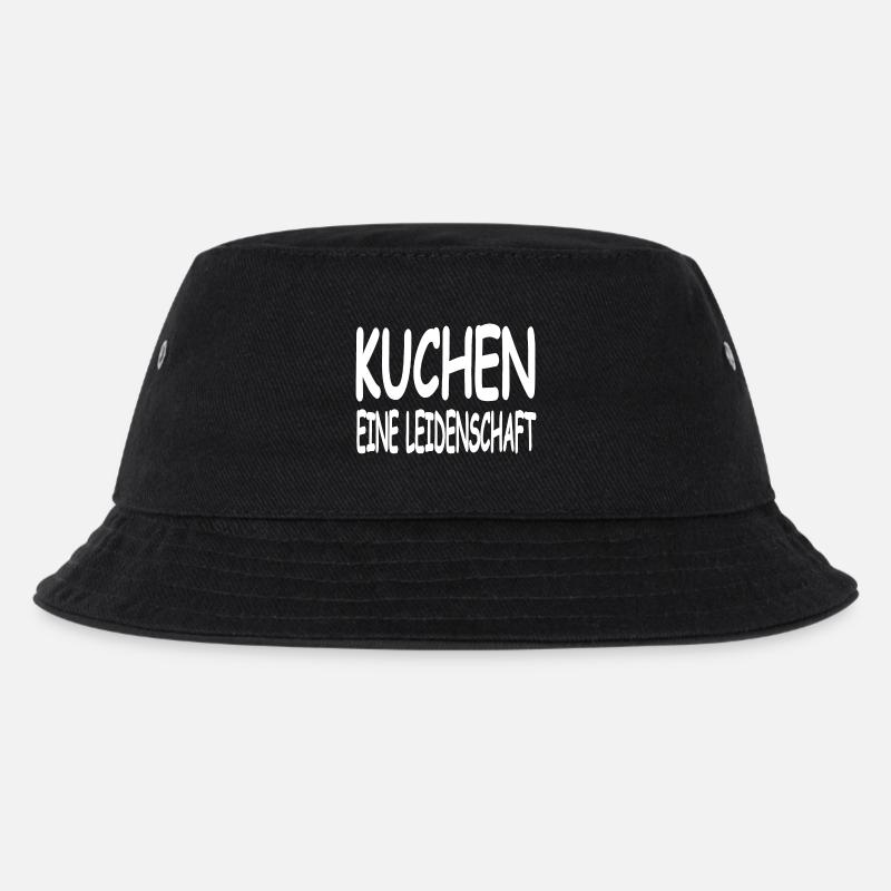 Kuchen - Kinder Bucket Hat - Schwarz