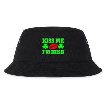 Kiss me im irish - Kinder Bucket Hat - Schwarz - Vorne