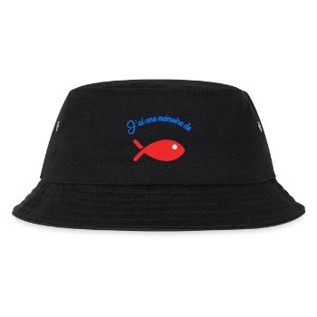 FISH. MEMORY - Kids’ Bucket Hat - black - Front