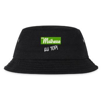 GELIEBTE. VIELEN DANK. DANKE, HERRIN - Kinder Bucket Hat - Schwarz - Vorne