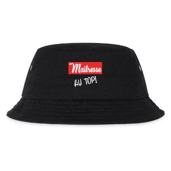 GELIEBTE. VIELEN DANK. DANKE, HERRIN - Kinder Bucket Hat - Schwarz - Vorne