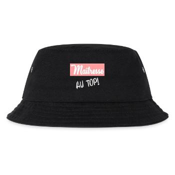 GELIEBTE. VIELEN DANK. DANKE, HERRIN - Kinder Bucket Hat - Schwarz - Vorne