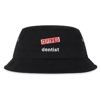Zahnarzt - Kinder Bucket Hat - Schwarz - Vorne
