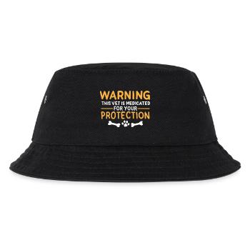 Tierarzt Witz - Kinder Bucket Hat - Schwarz - Vorne